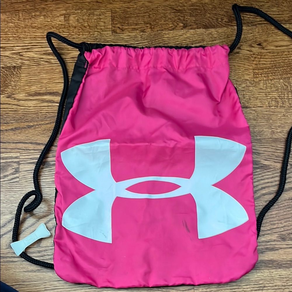 Under Armour Pink Drawstring Bag